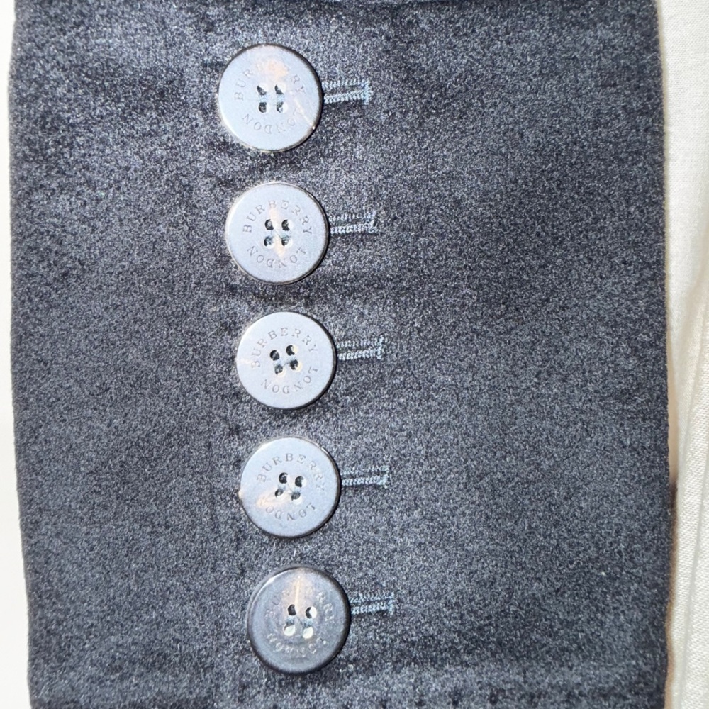 Burberry Black Wool Cashmere Long Coat 4 - Picture 12 of 12